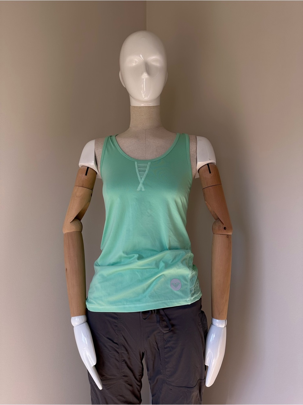 Roxy Women's Mint Green Athletic Tank Top